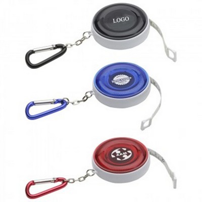 Carabiner Tape Measure Keychain Tool