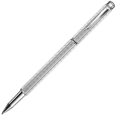 Luxury Line Caran d'Ache Chevron Platinum Coated Rollerball
